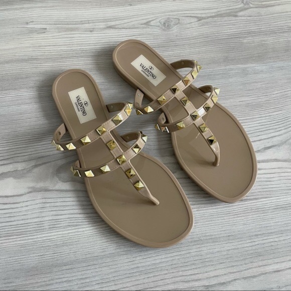 Valentino Shoes Valentino Rockstud Jelly Sandals Poshmark